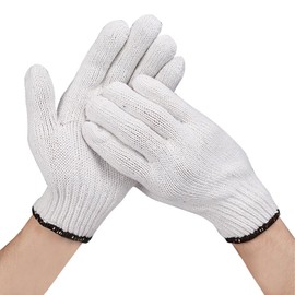 JinliangGuo One Pair General Handling Coated Thermal Work Gloves Durable Useful Nylon Latex Work Gloves Hardworking Scaffolding Work Safety Gloves for Builders Gardening
