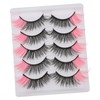 MERRYHAPY 5 Sets False Lashes Natural Eyelash Extensions Lightweight Gentle
