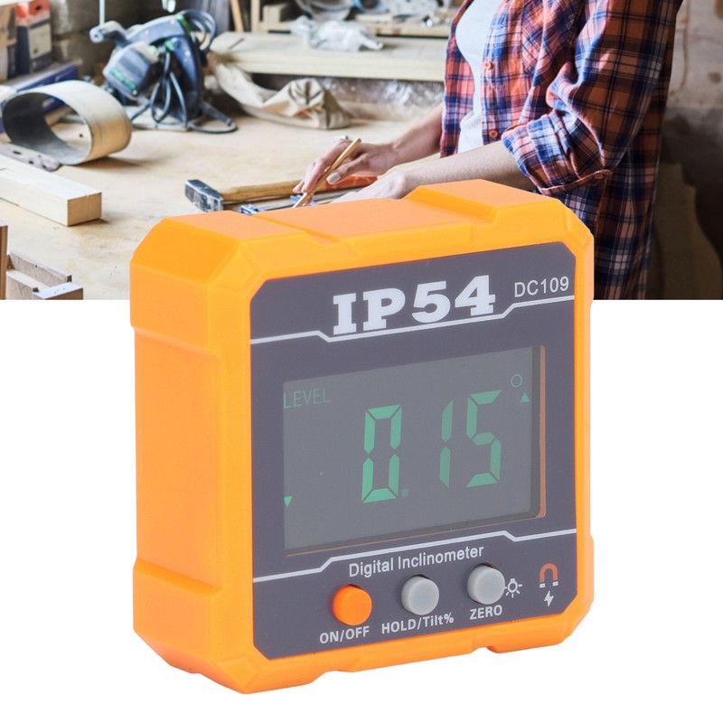 Inclinometer Digital Display Auto Shutdown Magnetic Level Angle Finder Gauge