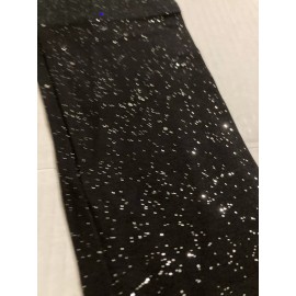 SO NWT So Favorite Long Legging L 10 12 Hotmelt Black Glitter stretch SR$16