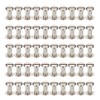 Teng Lang 50Sets Metal Chicago Screws Binding Leather Screw Nail