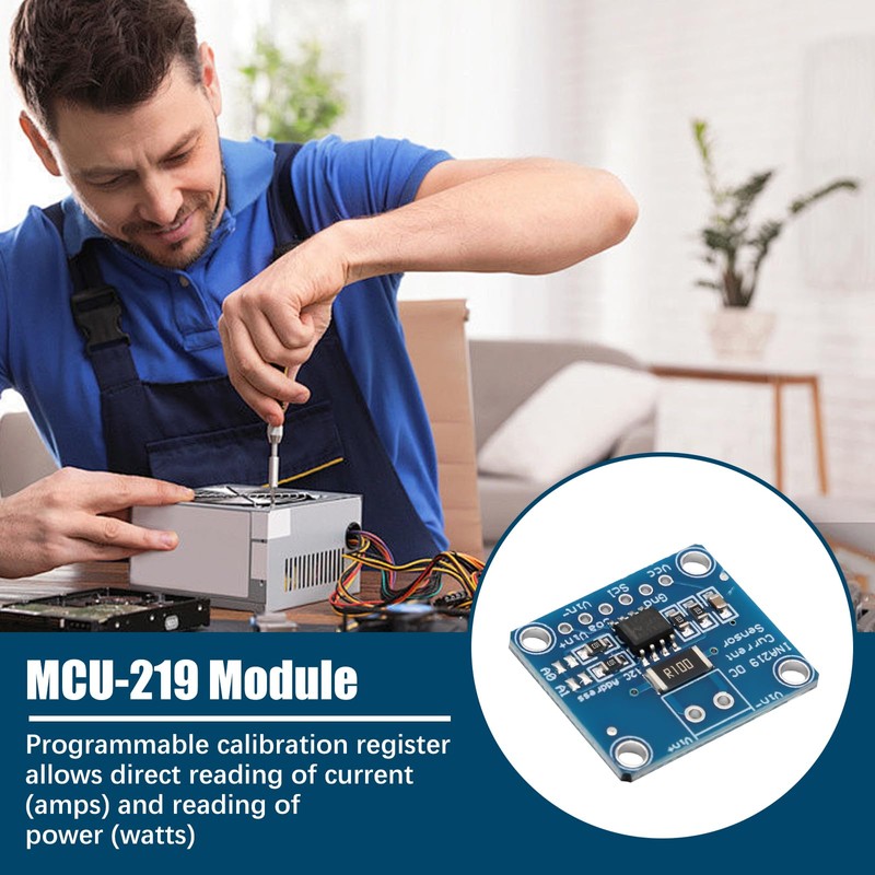 INA219 I2C Sensor Module Binghe 3 Pieces INA219 Zero Point