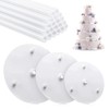 Cake Dowels Rods, 21 Pcs Cake Dowels with 3 Pcs