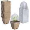 QYINXIU 20 Pcs Biodegradable Nursery Pots, Seeding Starter Pots for