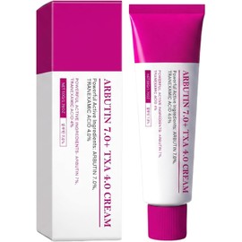Crema Iluminadora con Arbutina y Ácido Tranexámico para Piel Uniforme 50g Crema ligera no grasa con Arbutina 7% y Ácido Tranexámico 4% Adecuada para todo tipo de piel: seca, grasa, mixta y sensible