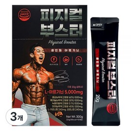 UnKnown Inpotion Physical Booster All-in-one Arginine 300g 3-piece gift set for holidays, family, parents, Chuseok / 인포션 피지컬부스터 올인원 아르기닌 300g 3개 선물세트 명절 가족 친정 부모님 한가위