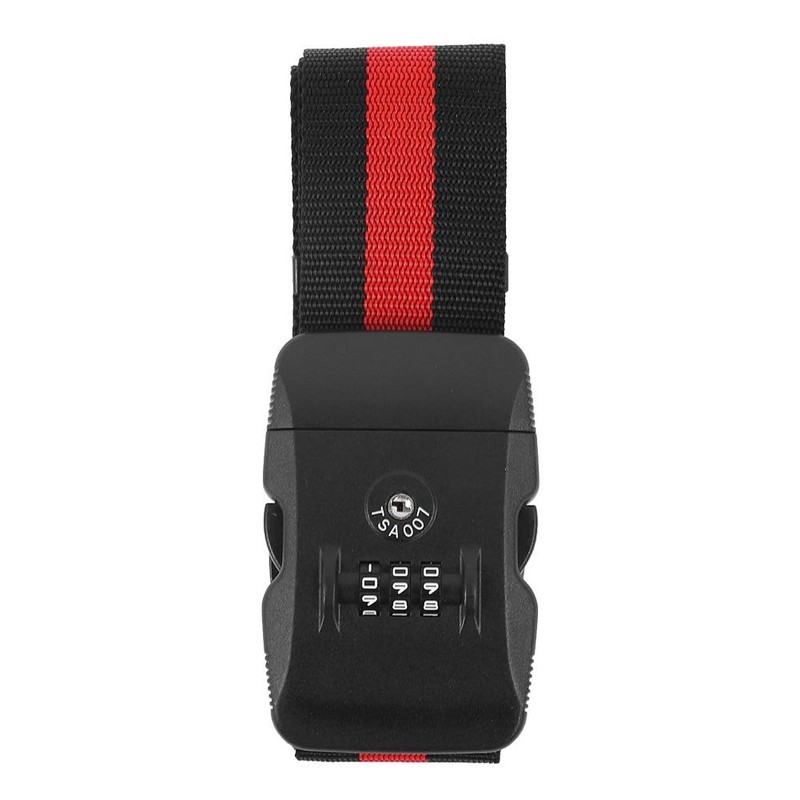 Luggage Strap Cross, Suitcase Belt TSA Combination Luggage Straps with