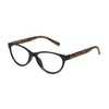 Calabria L 15579 Reading Glasses +1.00 Black Logo Letter Yellow