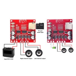 2 X 15W Amplifier Board XH A233 2 Channel Audio Amplifier DC12-24V Power Amplifier Module for Home Theater