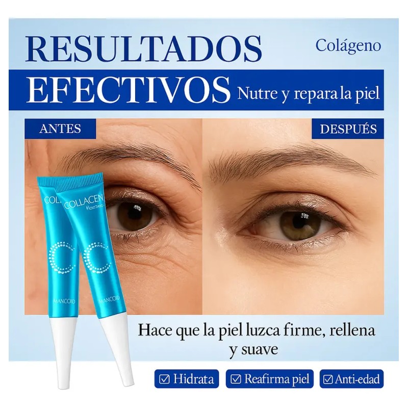 Kit Serum Ojos Fayankou Con Colágeno Anti Ojeras Y Arrugas
