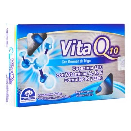 Suplemento En Cápsula Vita Q10 Coenzima Q10 X 500mg                                                                                                   
