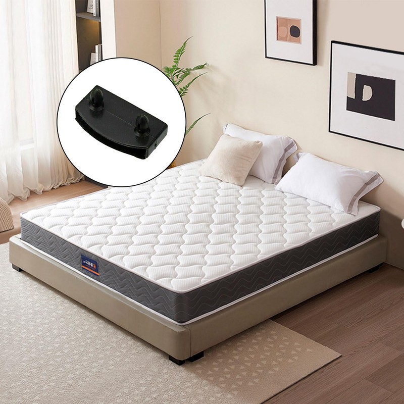 HANZMQIYJJ 12 Pcs Bed Slat Holders, Bed Slat Caps, Side
