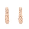 s.Oliver 2038852 Women's Creole Earrings Stainless Steel 2.1 cm Rose