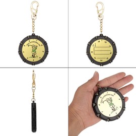 Scorer Counter, 18 Holes Adjustable Score Keeper, Durable Plastic Alloy Golf Hole Counter Score Stroke Shot with Clip Keychain
