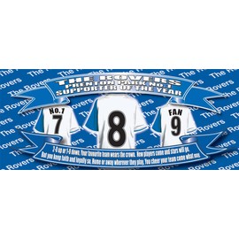 Tran(mere) Football Shirt Silver Aluminium Two Lid Unisex Water Bottle Gift