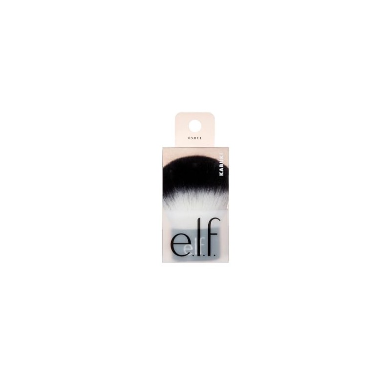 e.l.f. Cosmetics Brocha Kabuki para Rostro Ideal para Viaje Pelo