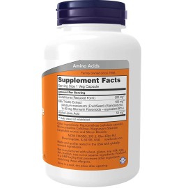 NOW Glutathione 500 mg 120 veg capsules