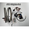 JHB Pair 8" Bluetooth Remote RGB LED Rings Lights for