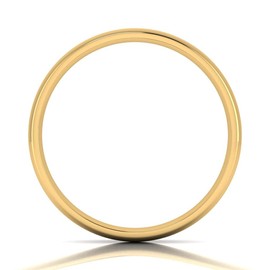 Solid 10k White Yellow Rose Gold Comfort Fit 4mm Wedding Band for Men Women Unisex Polish Finish Ring (Yellow Gold, 7)