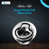 MARINE CITY Round Flush Pull Slam Latch, 316 Stainless Steel,