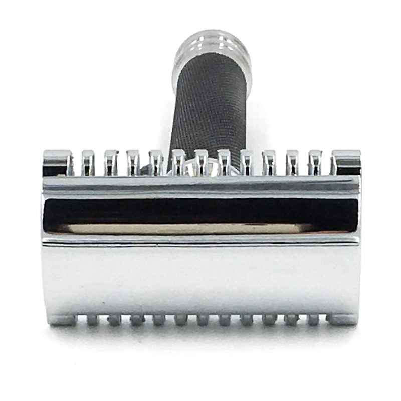 Parker Open Comb Double Edge Safety Razor – Heavyweight Chrome