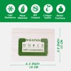 WRAPOK 100% Compostable Snack Bags Small Biodegradable Freezer Sandwich Storage
