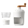 Hand Crank Shaved Ice Machine Stainless Steel Blades Safe Portable