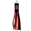 60" Pirate Jolly Roger JR Red Hat Bandana Premium Nylon Wind Sock Windsock