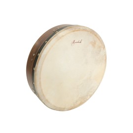 Roosebeck Tunable Sheesham Bodhran, Rosewood, Cross-Bar 14 inches by 3.5 inches