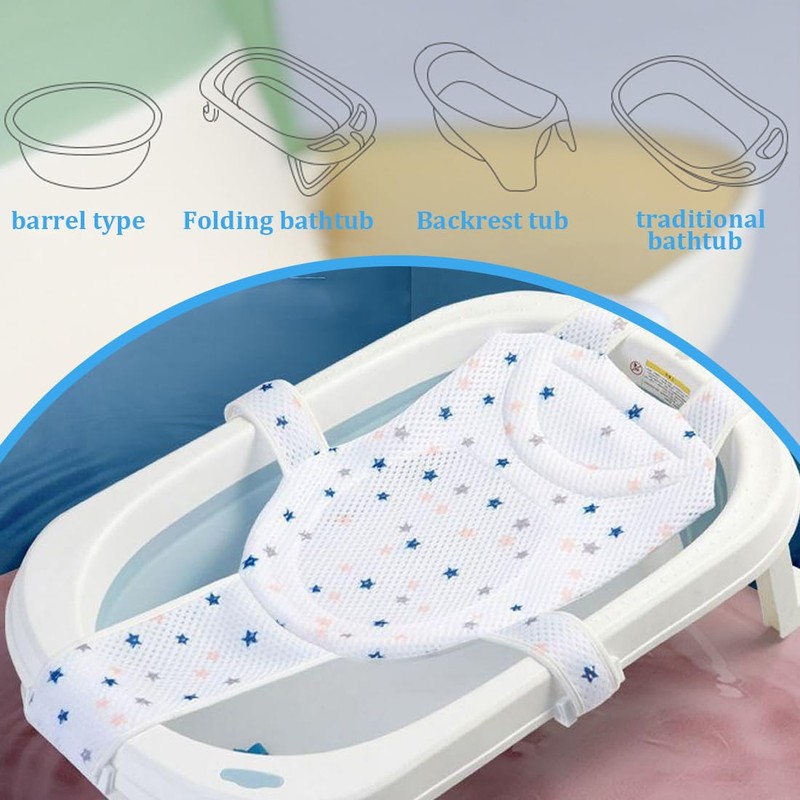 Newborn Bath Pillow, Bath Pillow for Newborns, Bath Net Seat