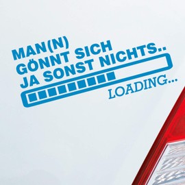 Car Sticker Yes Nothing More Boost you give (S) Loadign Car Sticker in Dub OEM JDM, light blue