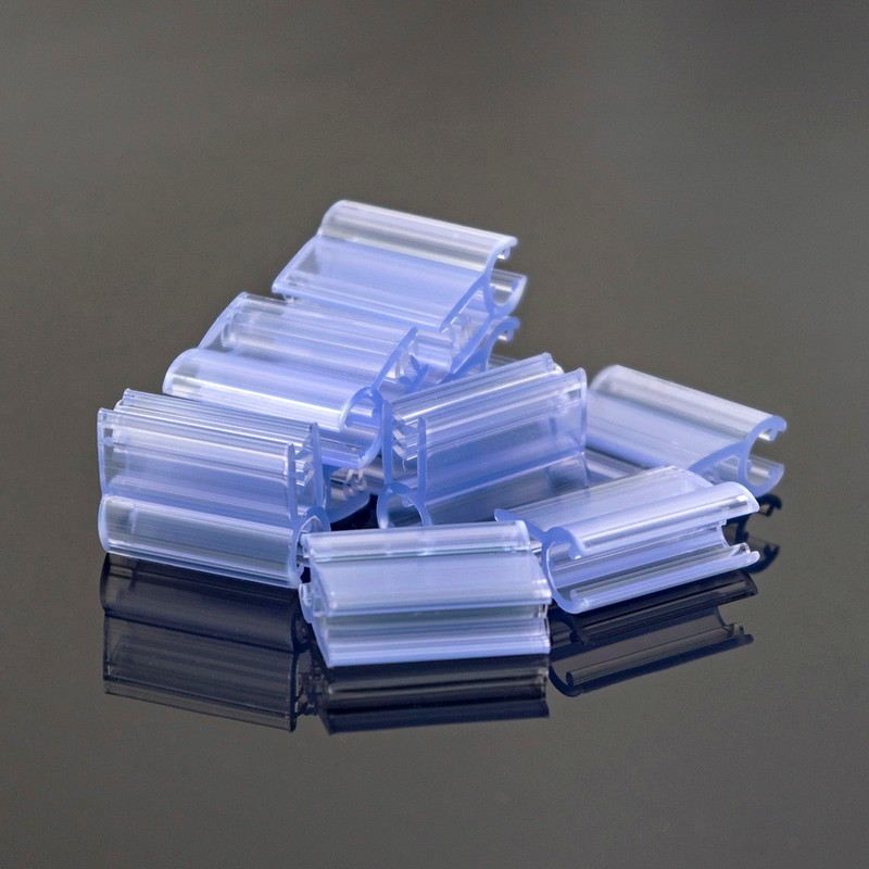 NEETUE 50 Pack Grid Wall Sign Holder Clip Sign Clips