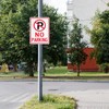 Decorniqu 4 Pack No Parking Signs 14"x10" UV Protected 40