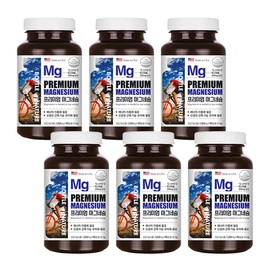 Premium magnesium oxide nutritional supplement, 6 large-capacity magnesium supplements / 프리미엄 산화 마그네슘 영양제 6개 대용량 마그네슘제