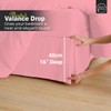 Rohi Pleated Base Valance Sheet Single – Polycotton Base Valance