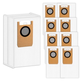 (9 Pack) Omni S1 Pro Replacement Dust Bags Compatible With Eufy Robot Vacuum Omni S1 Pro Self Empty Station, Disposable Dust Bags for Robot Vacuum