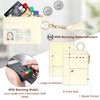 VZZNN 2 Pack Wristlet Keychain Wallet with Bracelet RFID Blocking