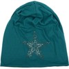 styleBREAKER 04024087 Women's Beanie Hat with Rhinestones Studs Star and