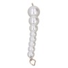 10Pcs Pearl Shoe Chains Polished ABS Resin Metal Buckle Widely