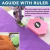 BRIOTA 3PCS Magnetic Seam Guide for Sewing Machine, Anti-Curl for