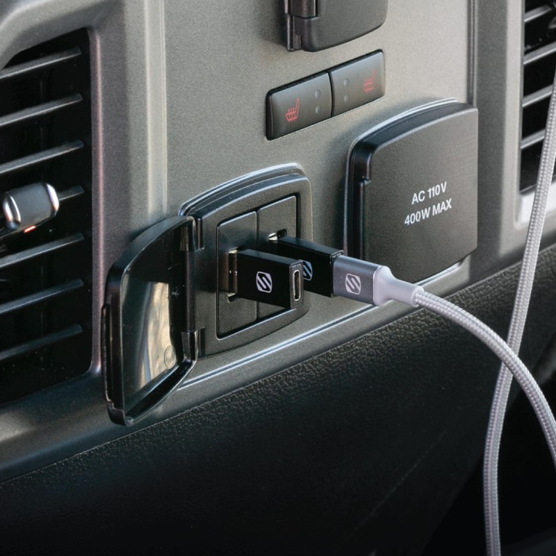 Scosche ACA-2PKSP Strikeline USB Type-C to USB Type-A Adapter 2