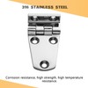 DIALESHU 2 Pack Heavy Duty Boat Hinges 316 Stainless Steel