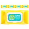 Arial Stress Relieving Purefull Cleansing Tissue, 80 sheets, 5 pcs / 아리얼 스트레스 릴리빙 퓨어풀 클렌징 티슈, 80매입, 5개