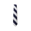 Beams Plus Men's Regimental Ivy Tie, Silver