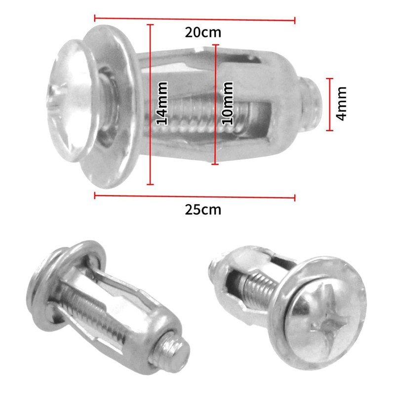 winova Petal Nuts Expanding Rivet Nuts Carbon Steel Zinc Plated