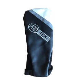 Pro-Tekt Premium Golf Driver Headcover - Durable & Sophisticated Club Protection, Snug Fit for Modern Drivers, Elegant Black, White, & Grey Design - Ultimate Golf Accessory
