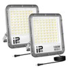 Willpower 2X 100W Flood Lights Outdoor,10000LM Bright Floodlight with Plug