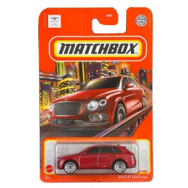 Matchbox 2022 MBX Team Bentley 82/100 Red Bentley Bentayga