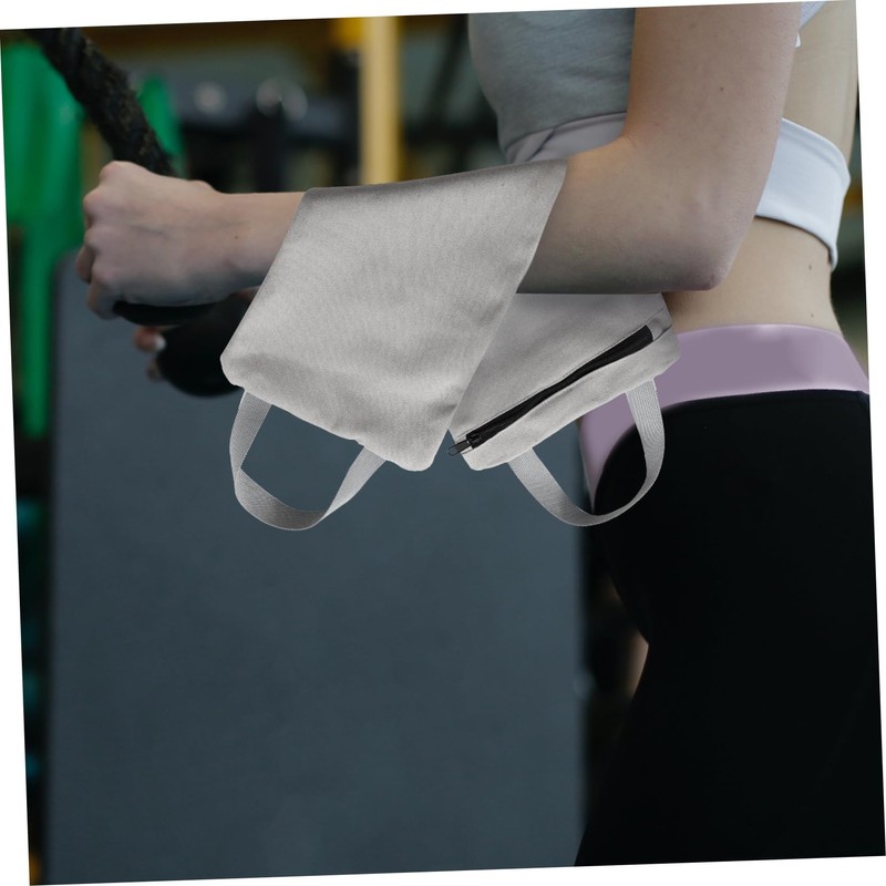 SUPVOX Fitness Training Sandbag Workout Bag Handles Exercise Pouch Canvas