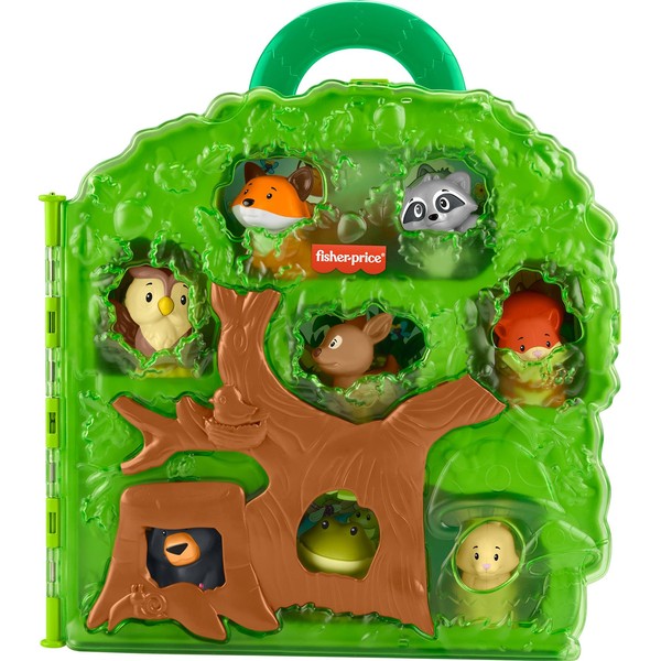 Fisher-Price Little People Toddler Toy Forest Friends Carry Case Playset